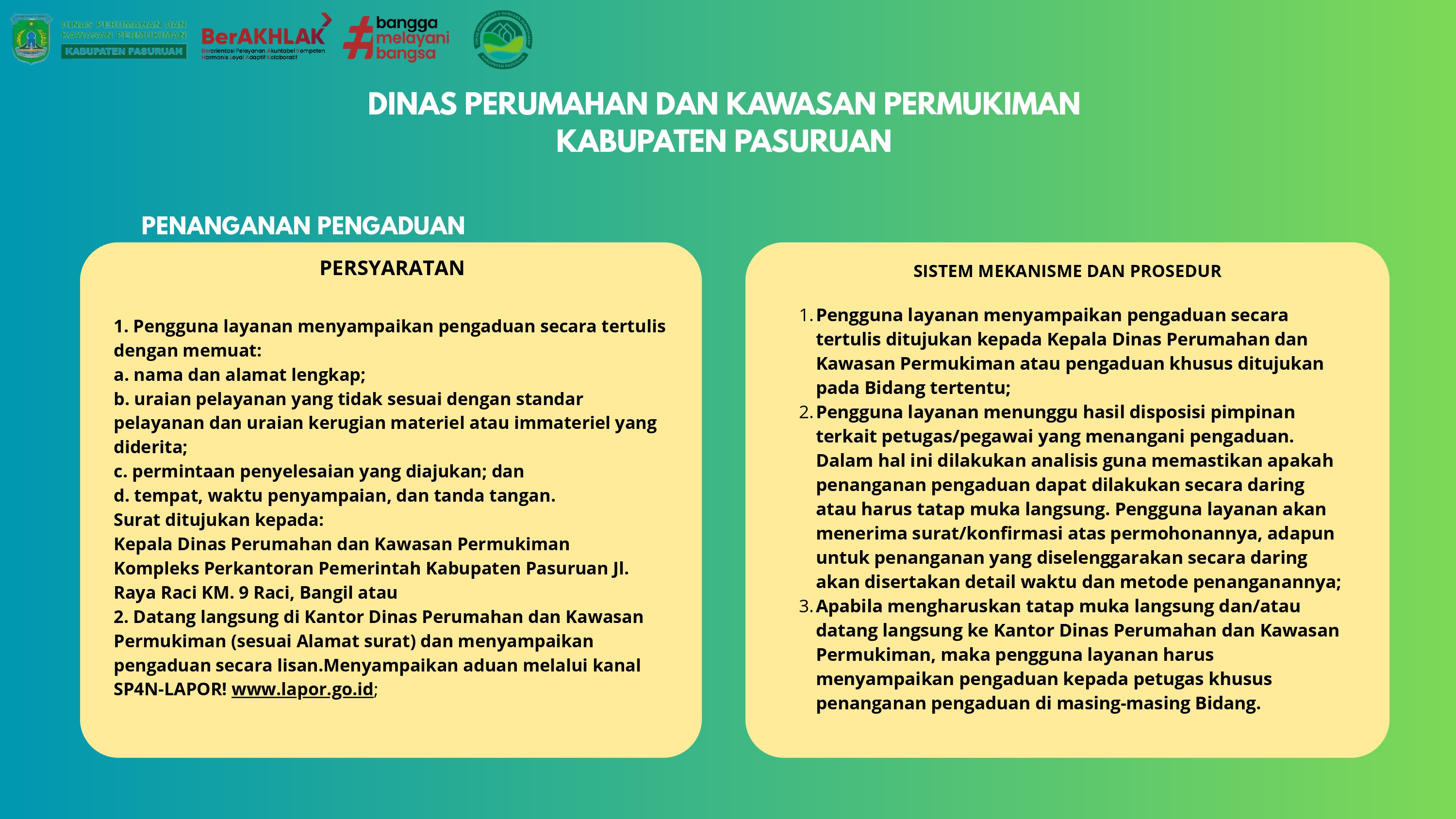 DPKP Pasuruan - Standar Pelayanan
