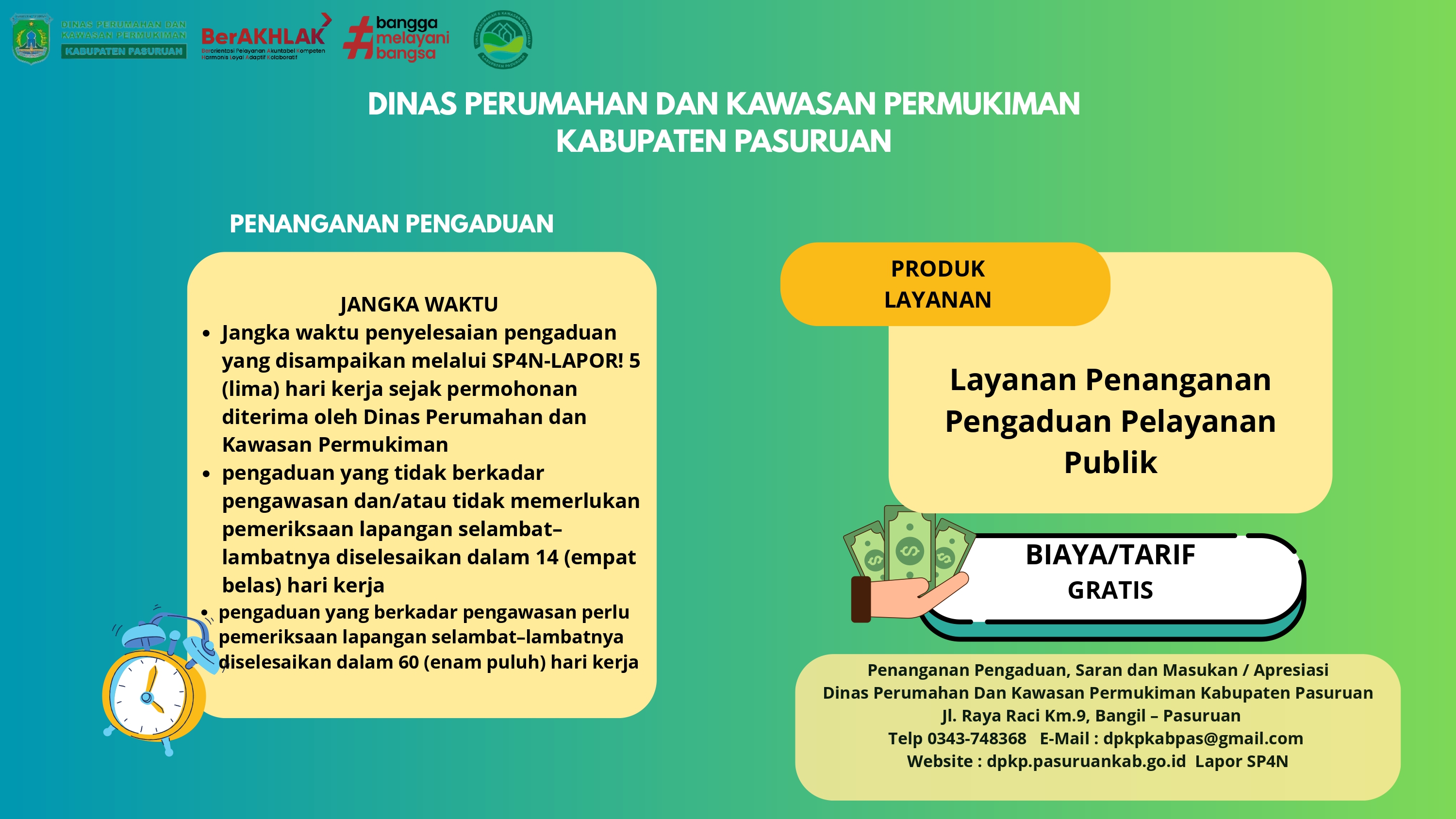 DPKP Pasuruan - Standar Pelayanan
