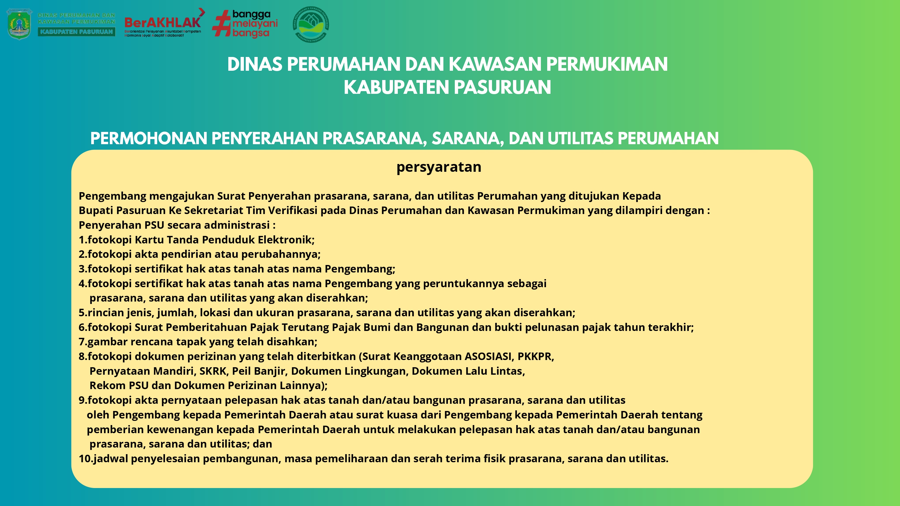 DPKP Pasuruan - Standar Pelayanan