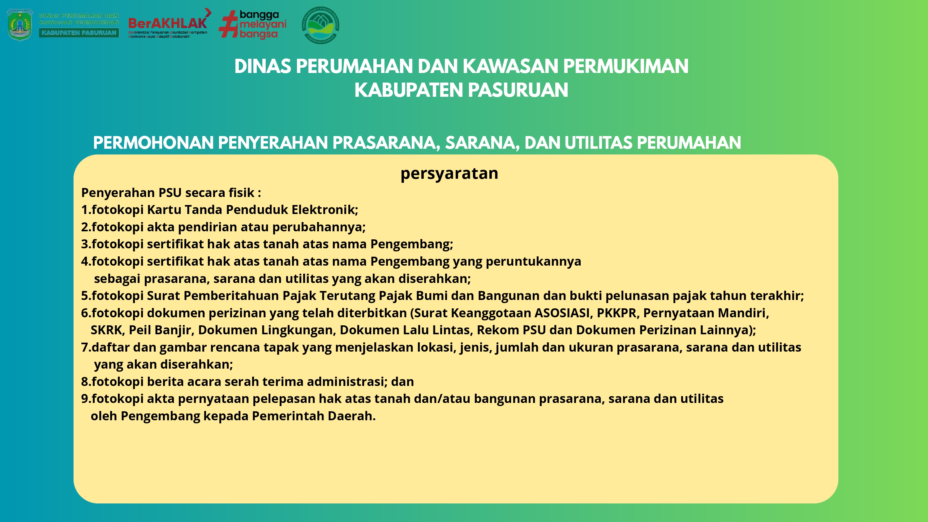 DPKP Pasuruan - Standar Pelayanan